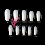 Tipsuri Balerina 500 bucati fara bordura Crem TPS96